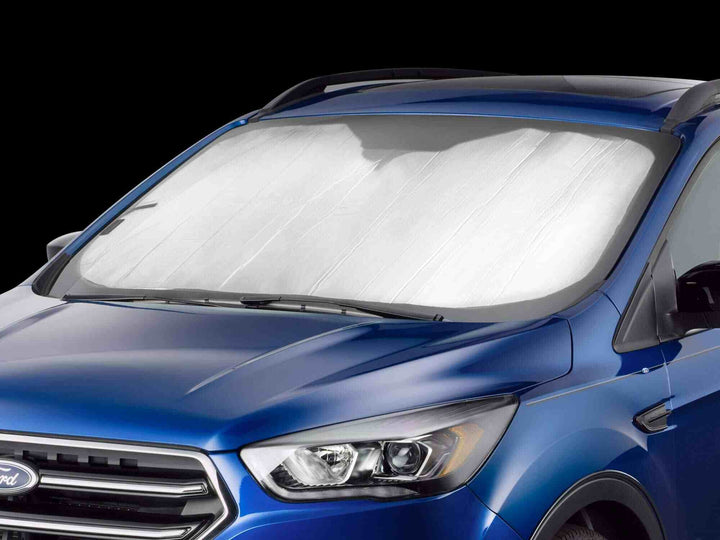 WeatherTech custom fit car sunshades for summer and winter heat and cold protection