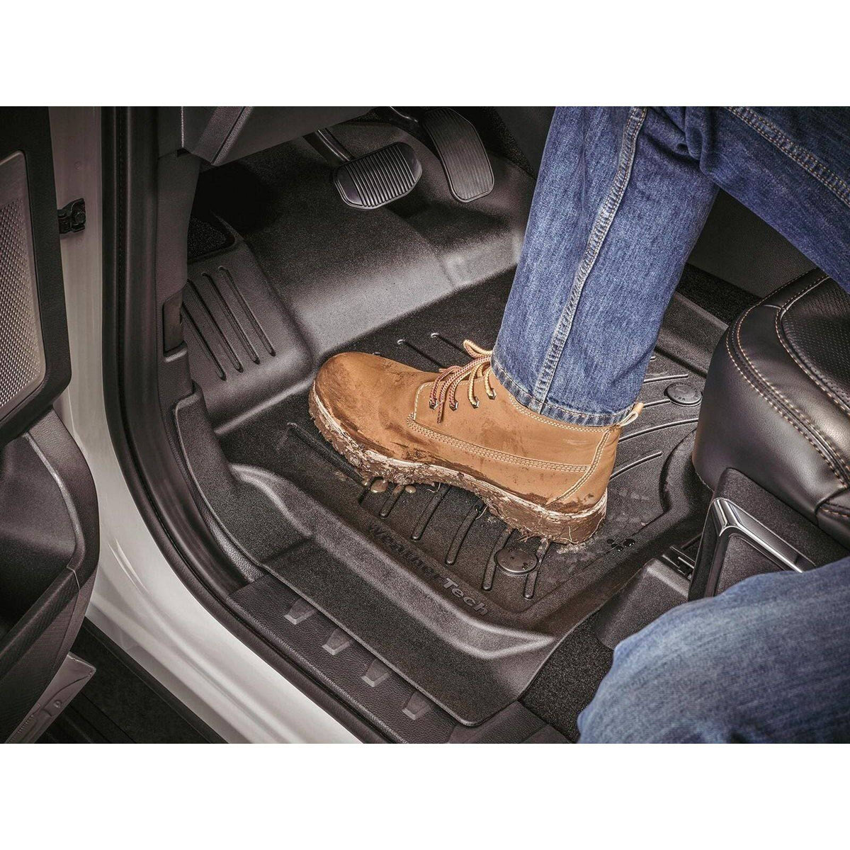 WeatherTech FloorLiners_HP Jeep Cherokee (2015-2023) 1st Row FloorLiner HP Kofferraumwanne sonnenschutz auto auto fußmatten