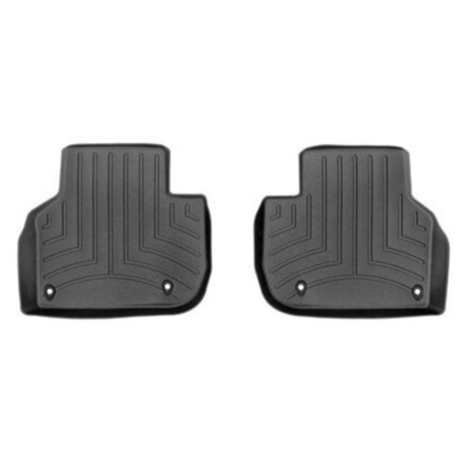 car mats for jaguar XF X260 with rear retention hooks by weathertech