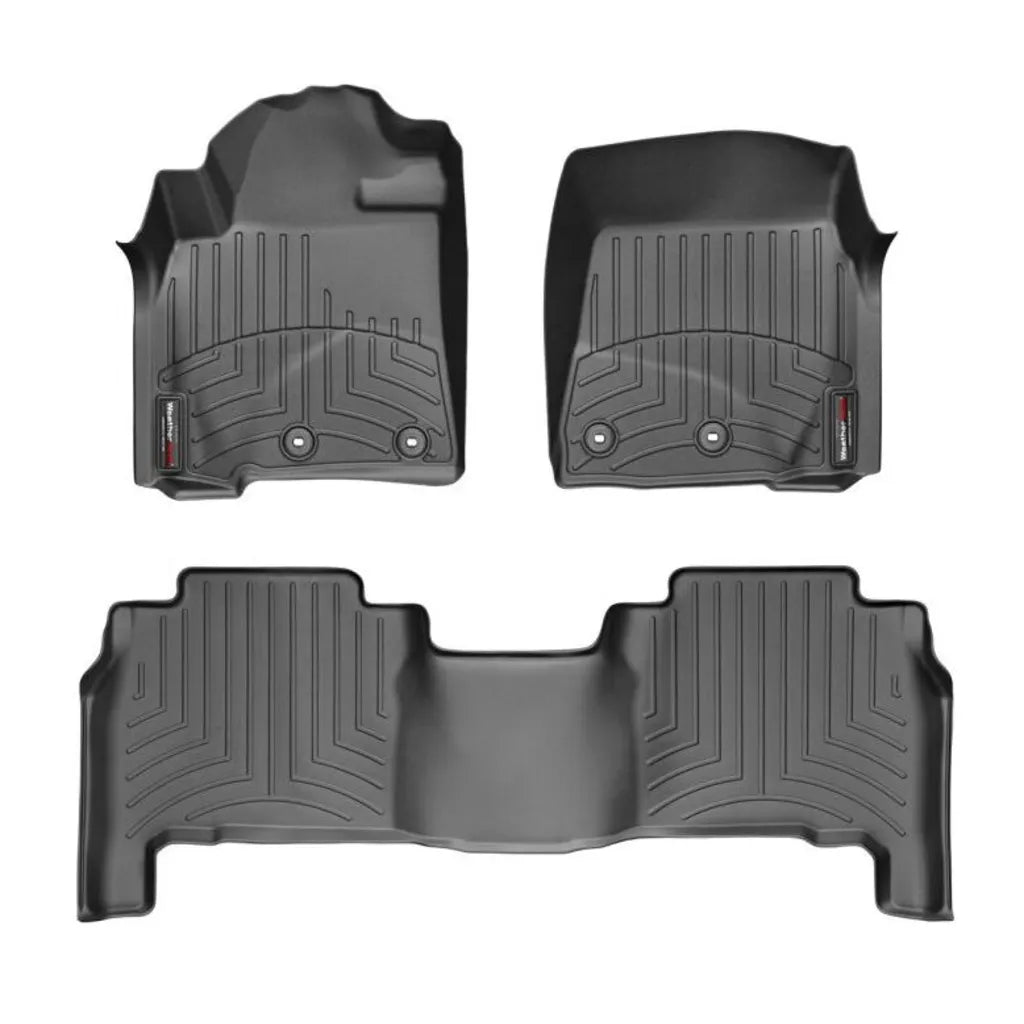 car mats for toyota land cruiser j200 all-weather by weathertech 1st and 2nd row