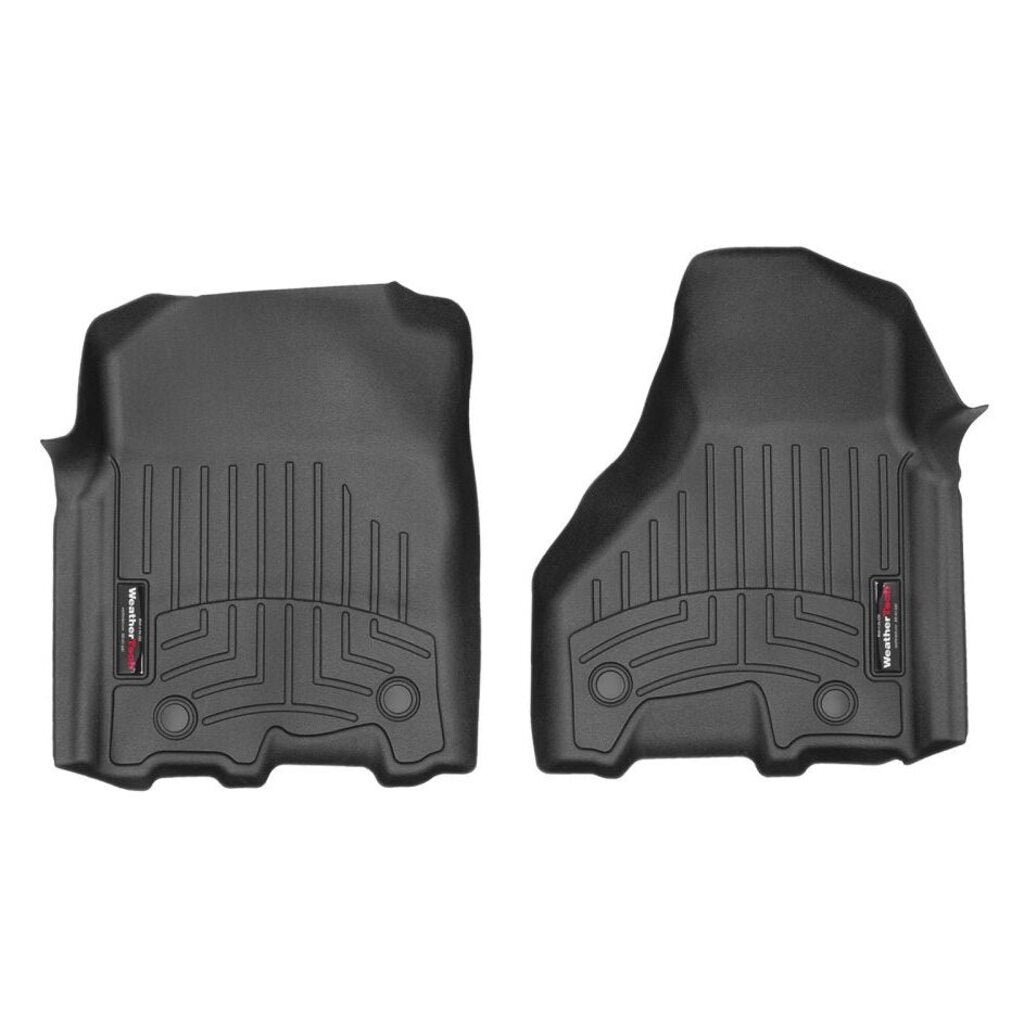 RAM 1500 (2012-2018) 1st Row Car Mat (Vinyl) (Crew Cab)