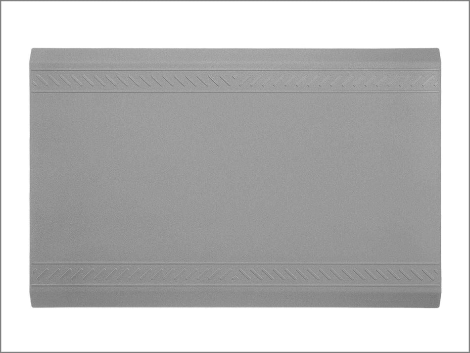 Tapis central anti-fatigue 0.61m x 0.91m ; Bordé | Gris