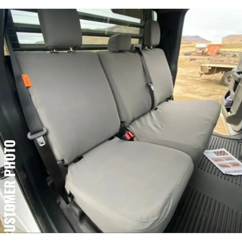 Rear Car seat cover for bench seating 100% waterproof custom made by TigerTough