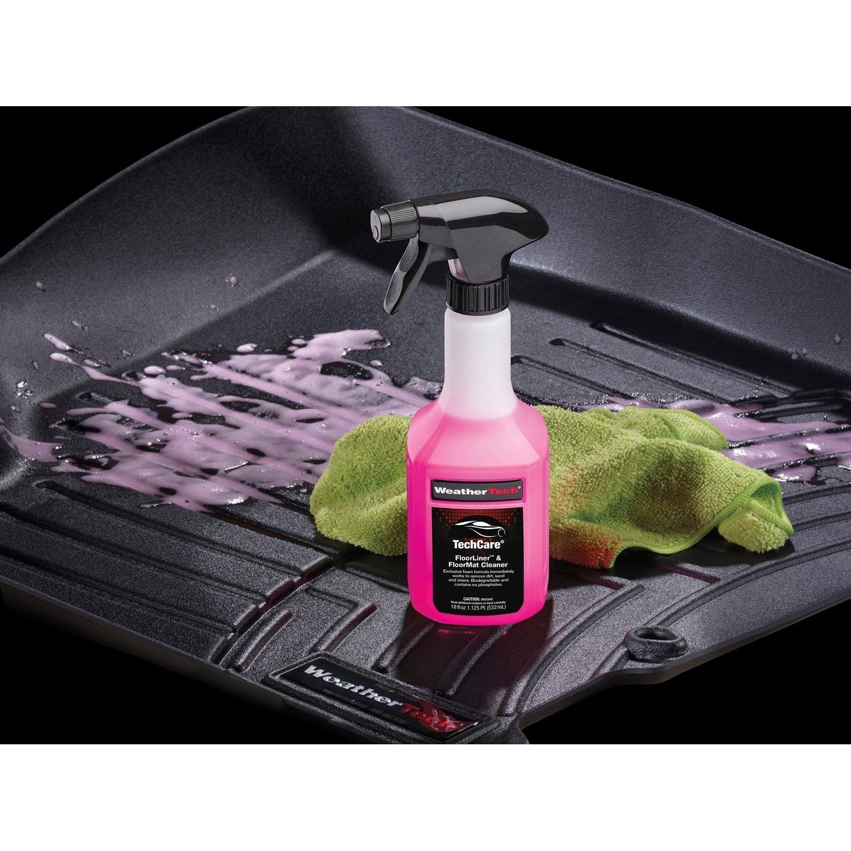 WeatherTech Cleaning and Finishing Spray liquids for cleaning Car mats and Cargo Liners