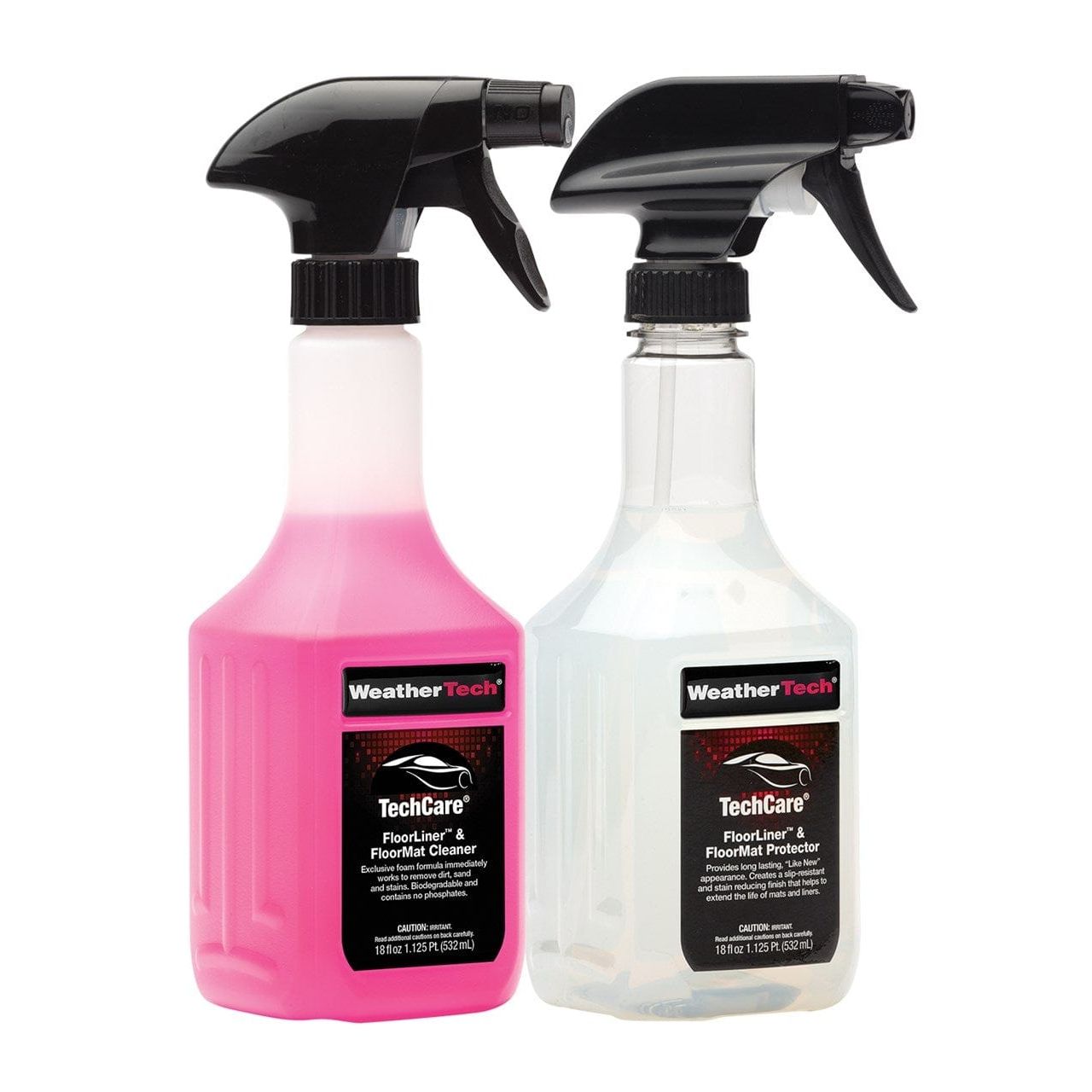 Car Mat Cleaner and Protector Kit, two 500ml Bottles