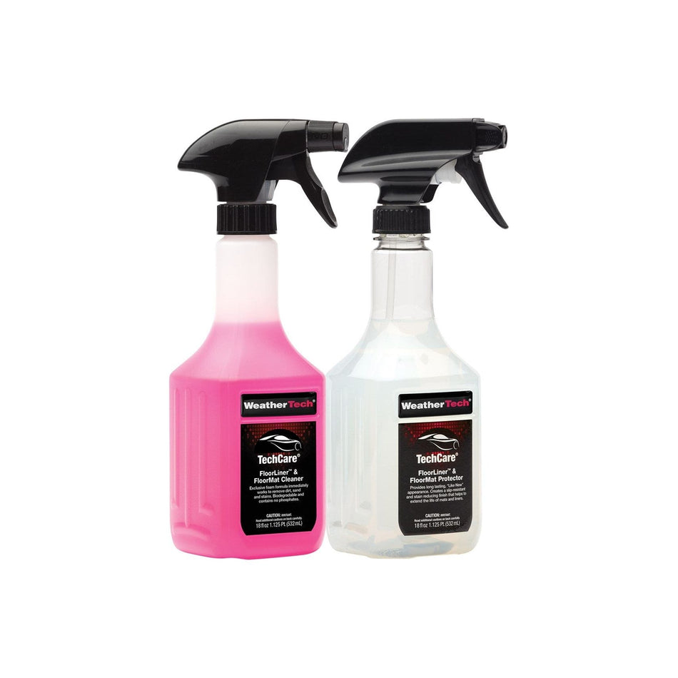 Weathertech Cleaning products WT FloorlLiner Cleaner and Protector kit, two 18oz Bottles Kofferraumwanne sonnenschutz auto auto fußmatten