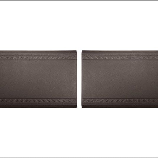 Anti-fatigue End Mats 0.61m x 0.91m (Qty2); Bordered | Cocoa