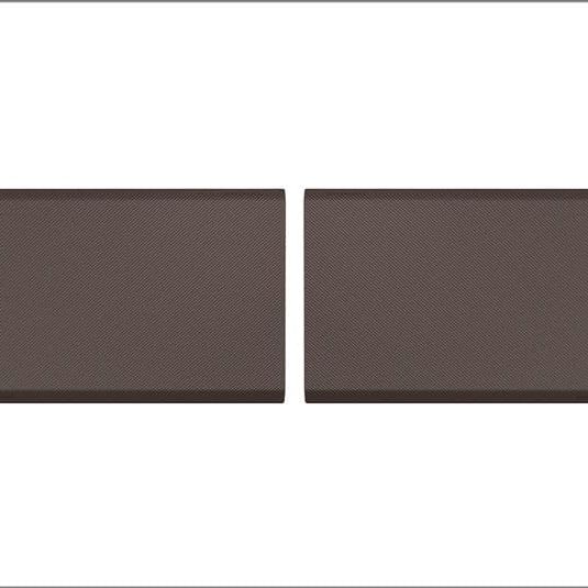 Tapis d'extrémité 0,61 m x 0,91 m (QTY2); Fibre de carbone | Cacao